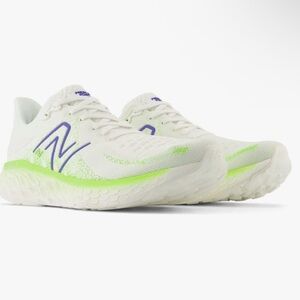 New Balance Men’s Fresh Foam 1080 White and Yellow Athletic Sneakers Size 11.5